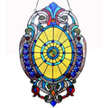 Chloe Tiffany Style Victorian Design Oval Window Panel