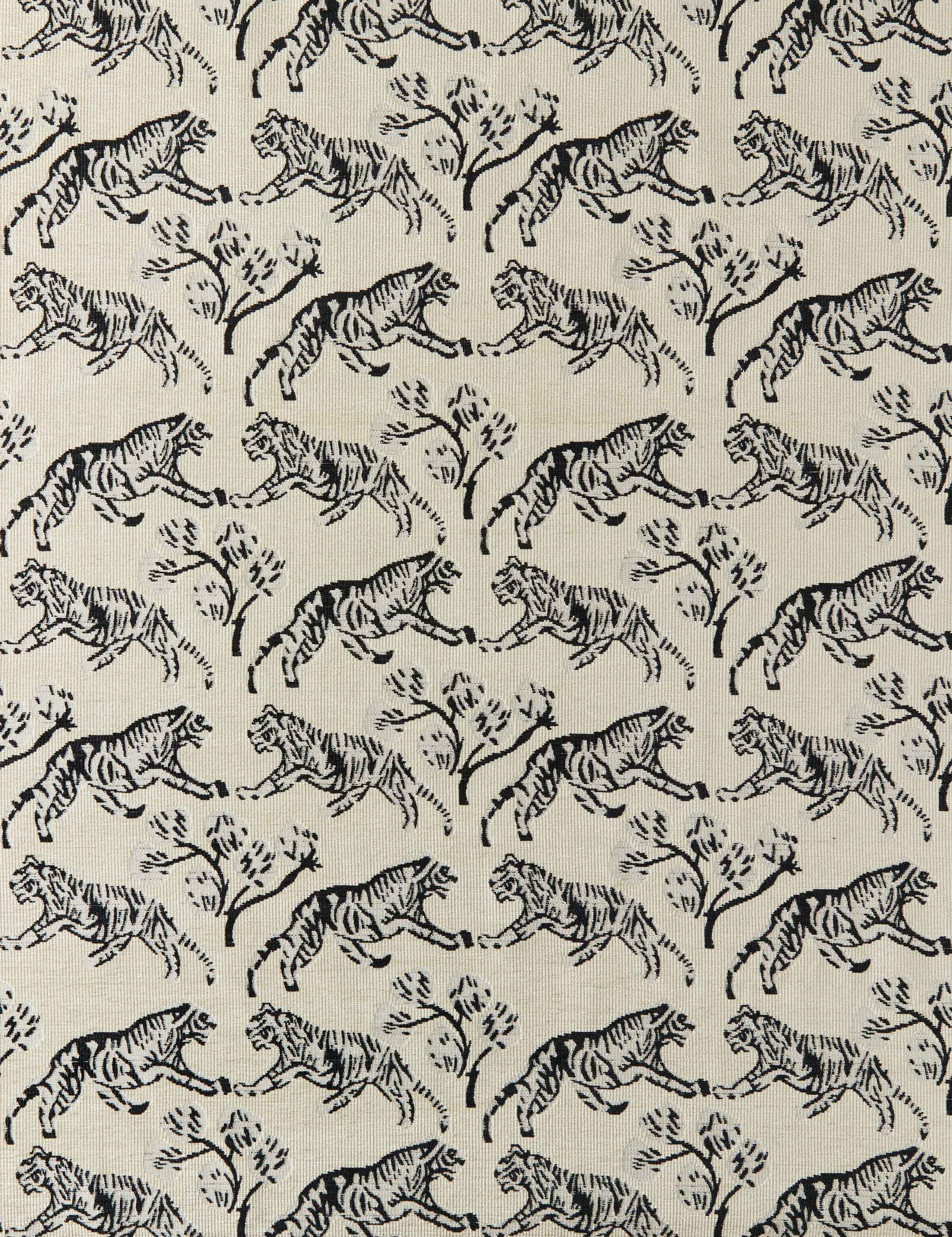 Tiger Fabric Swatch, Ivory by Sarah Sherman Samuel