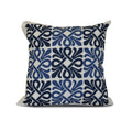 Tiki Square Geometric Print Outdoor Pillow
