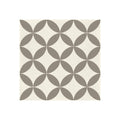 Hand Made Encaustic Look 8X8 Artois White Brown Decorative Blend