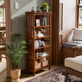 Furniture Of America Oak Finish Solid Birch Frame Bungalow Media Shelf