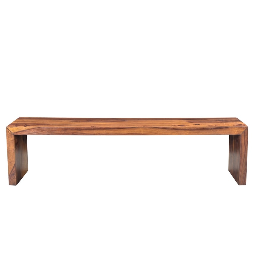 Timbergirl Handcrafted Solid Seesham Wood Bench India