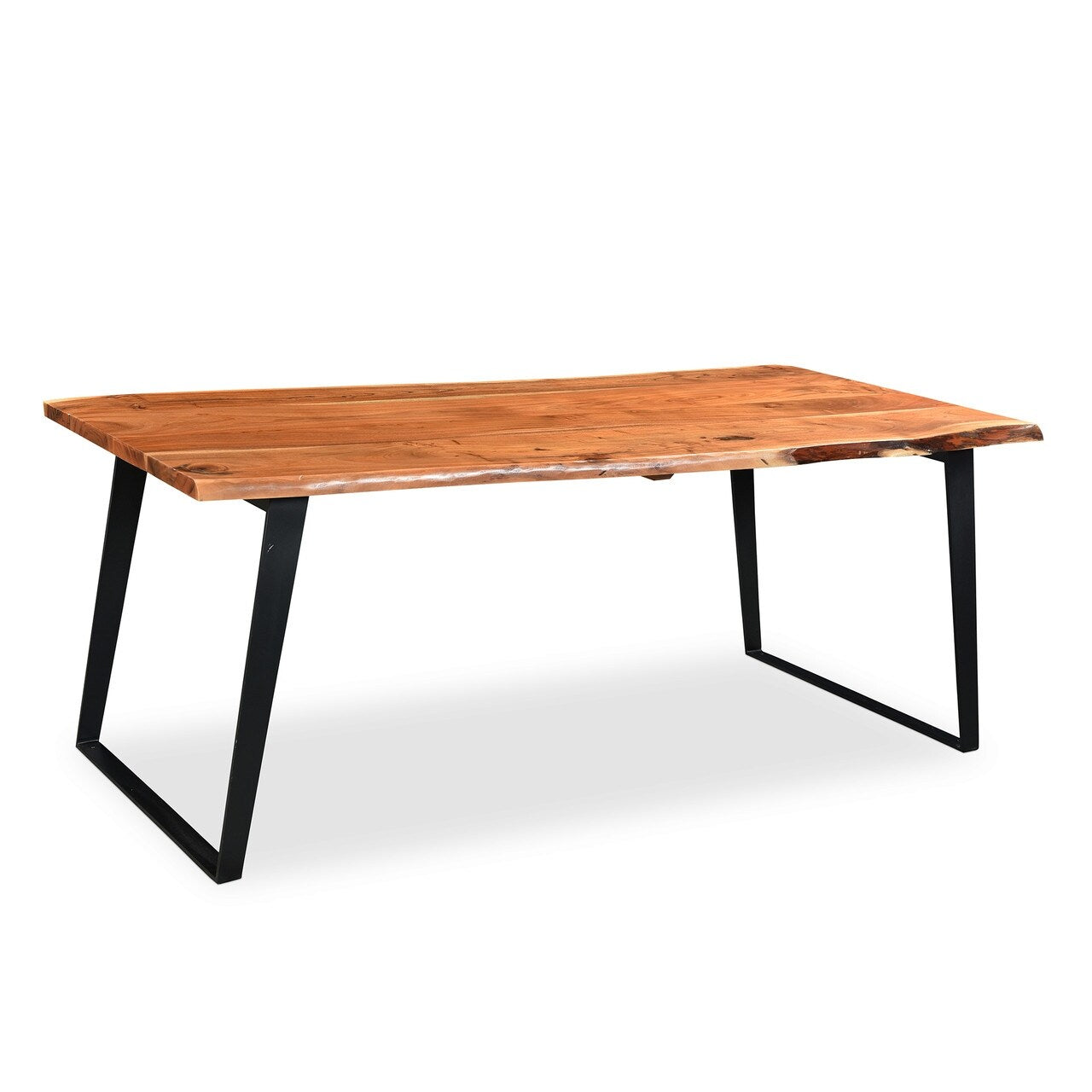 Timbergirl Solid Wood Live Edge Dining Table 60 80