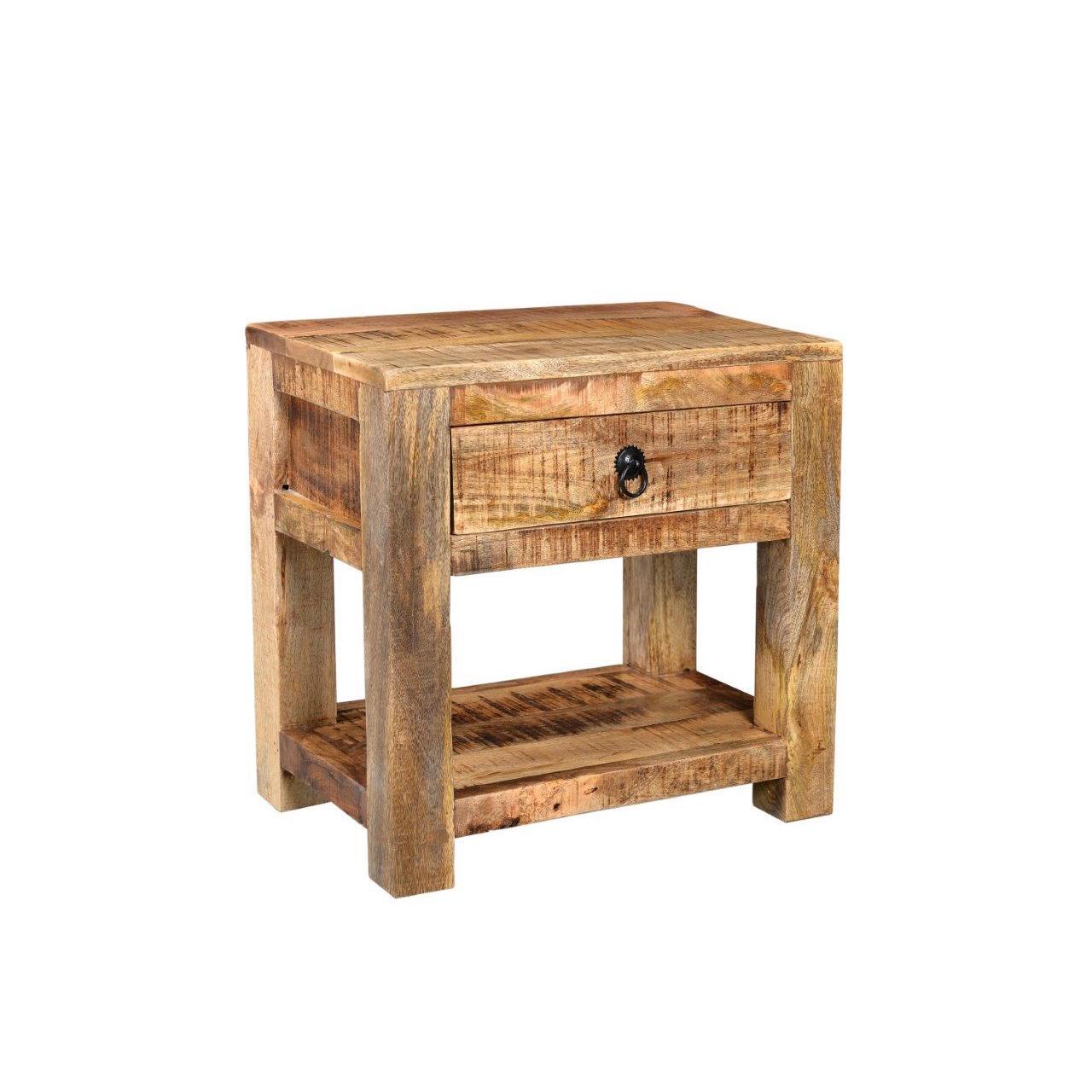 Timbergirl Surat Mango Wood End Table
