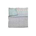 Timbergirl Cotton Handprinted Purple Quilt With 2 Shams