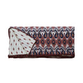 Timbergirl Cotton Handprinted Red Tribal Quilt With 2 Shams