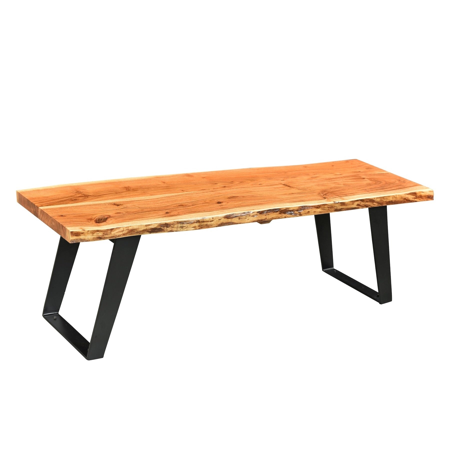Timbergirl Solid Wood Live Edge Bench