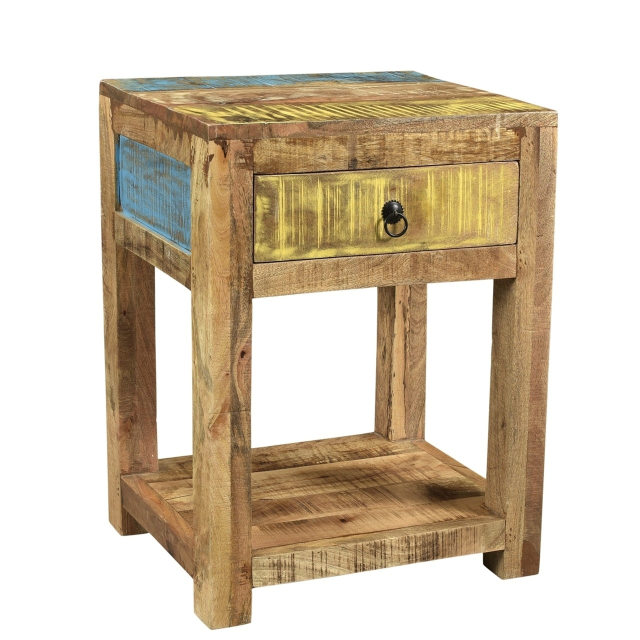 Timbergirl Suman Solid Mango Wood End Table