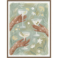 Time For Cocktails By Andreas Magnusson Framed Canvas Wall Art