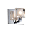 Porch Den Mcinnis Chrome Finish 1 Light Wall Sconce