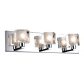 Porch Den Mcinnis Chrome Finish 3 Light Wall Sconce