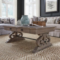 Tinley Park Traditional Dove Tail Grey Coffee Table