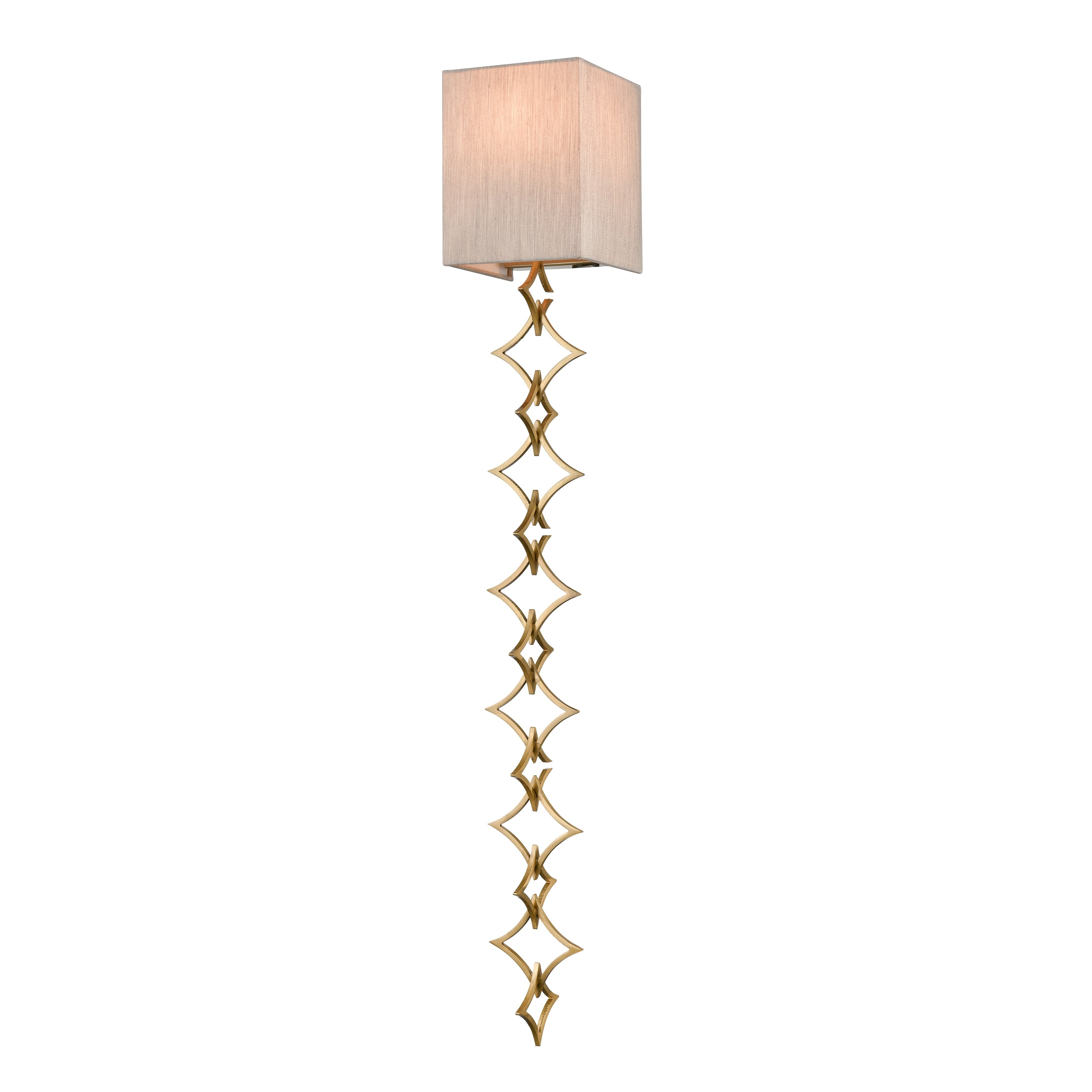 To The Point 9 High 1 Light Sconce Aged Brass 9 Inch Tall