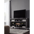 Signature Design By Ashley Todoe Grey Fireplace Option Lg Tv Stand