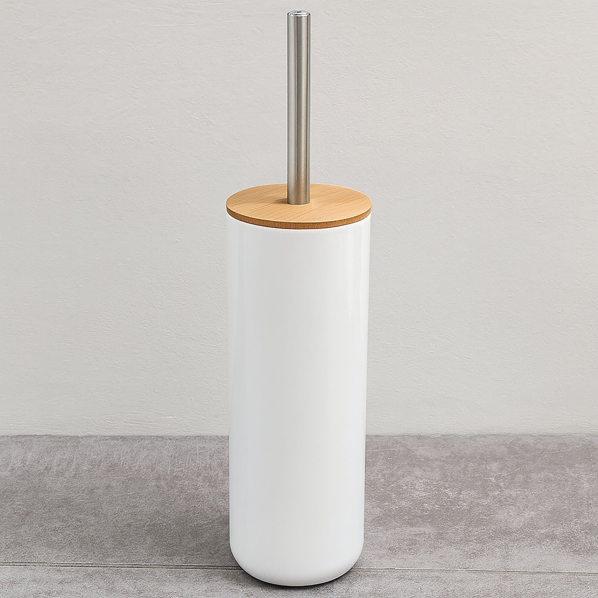 Evideco Toilet Bowl Brush And Holder Padang White
