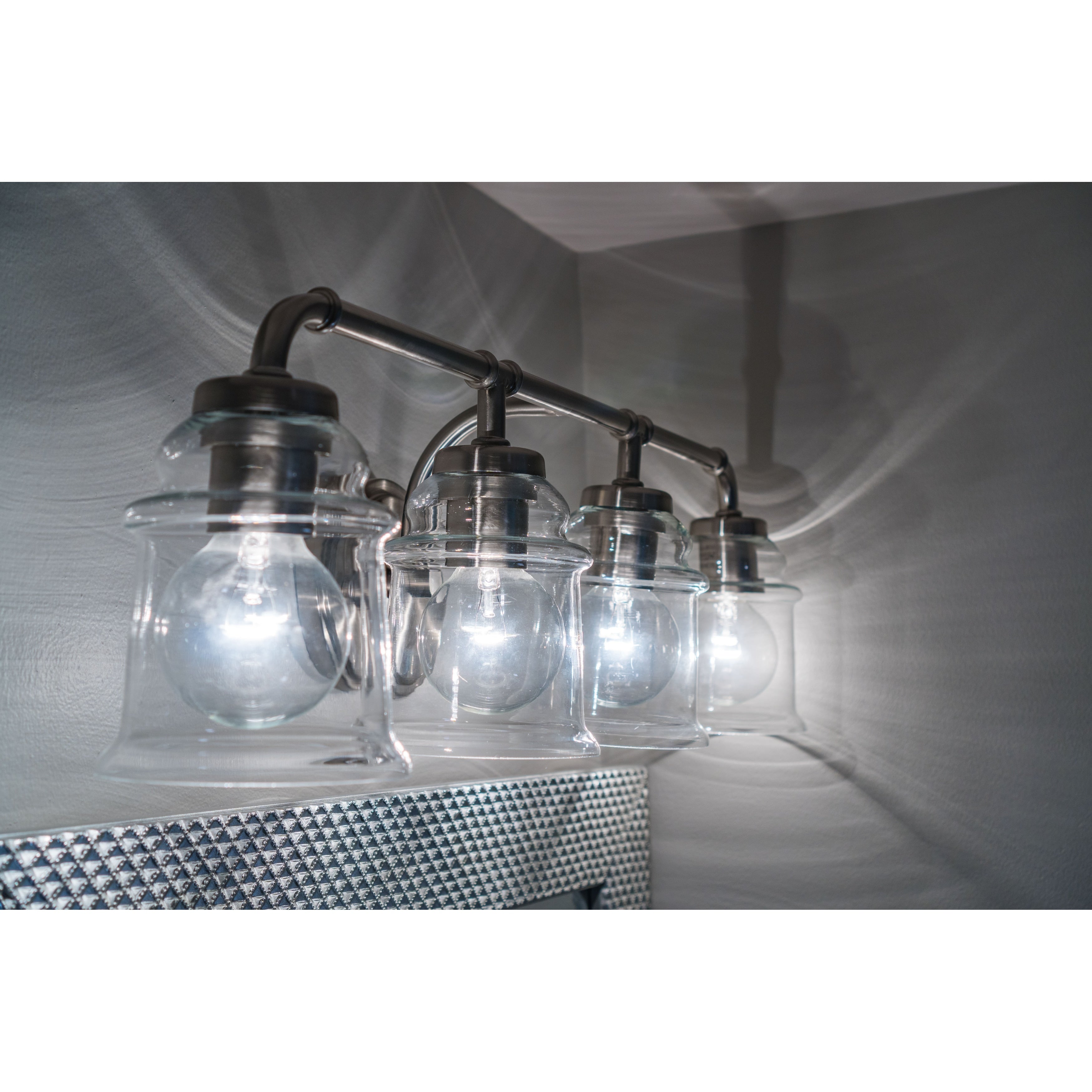 Vaxcel Toledo 3L Vanity Satin Nickel