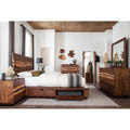 Tolt River Smokey Walnut 6 Piece Storage Bedroom Set