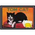 Tom Cat Brand Lemons Framed Art Print