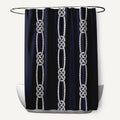 Tom Foolery Stripe Print 71X74 Inch Shower Curtain