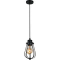 Carbon Loft Jessop 1 Light Mini Pendant With Black Finish