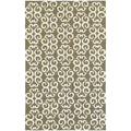 Tommy Bahama Atrium Brown Ivory Area Rug 5X8 5 X 8