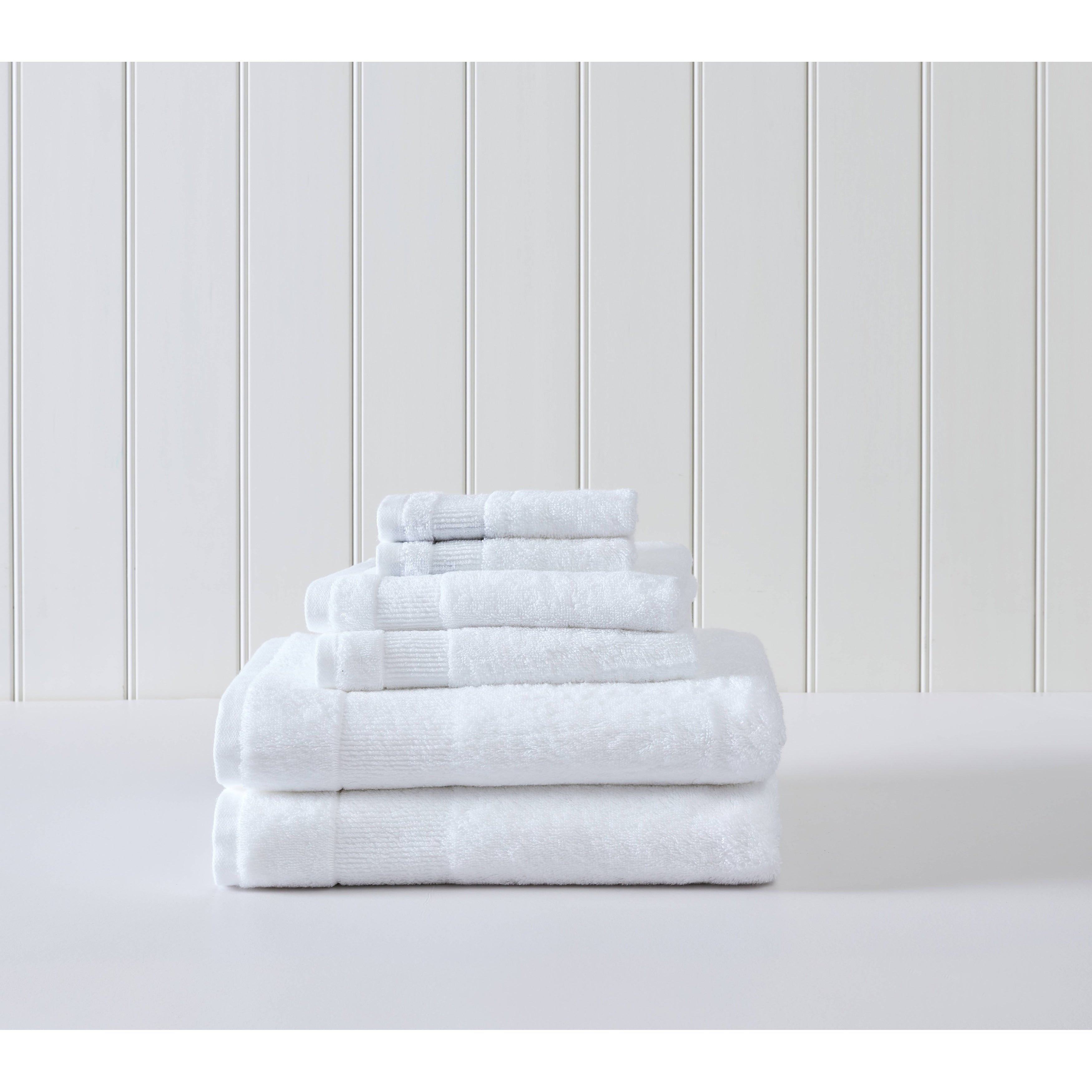 Tommy Bahama Island Retreat Solid Cotton 6 Piece Towel Set 6 Piece
