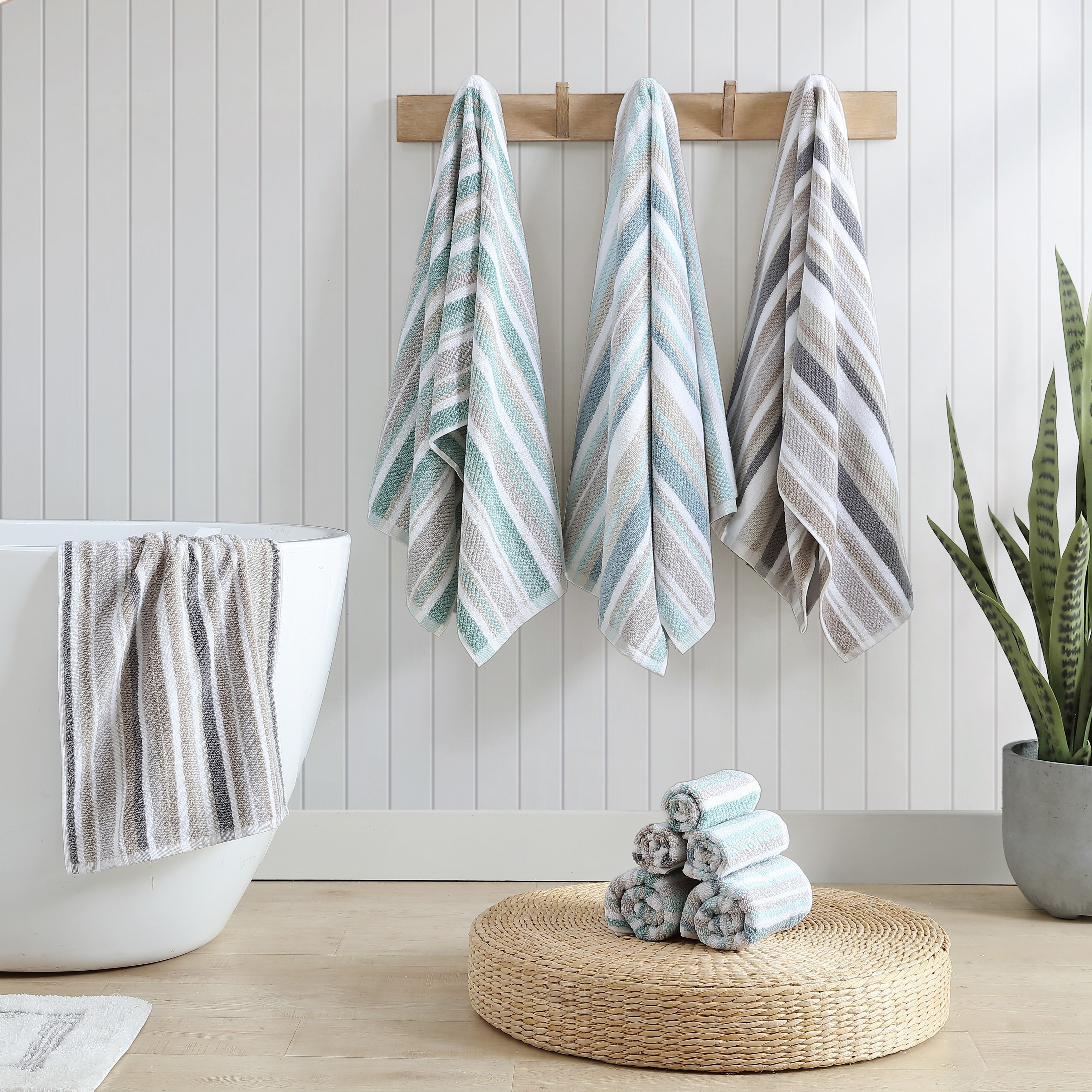 Tommy Bahama Ocean Bay Stripe 3 Piece Towel Set