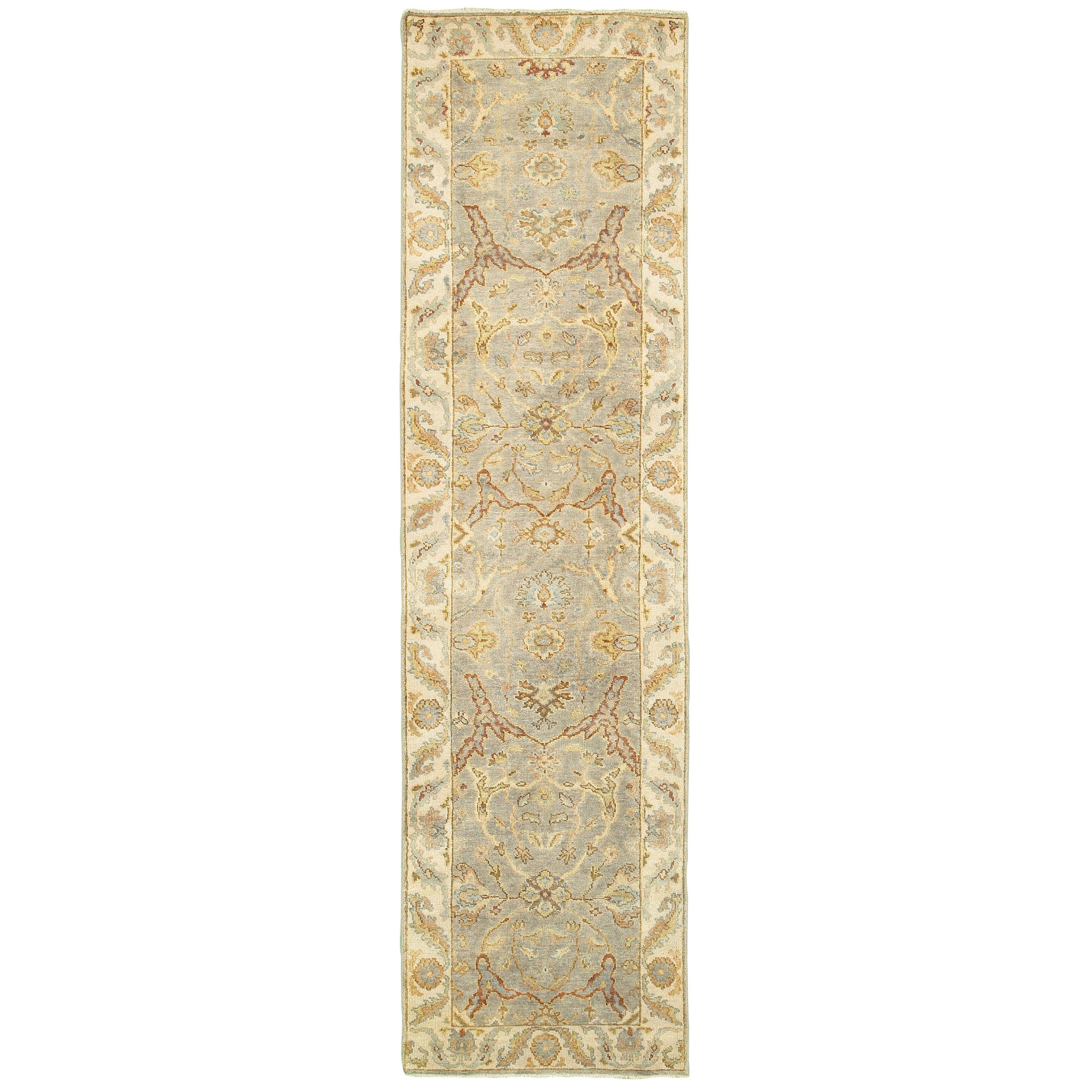 Tommy Bahama Palace Grey Beige Wool Area Rug 8 X 10 8 X 10