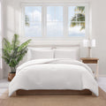 Tommy Bahama Pebble Texture White Reversible Comforter Set