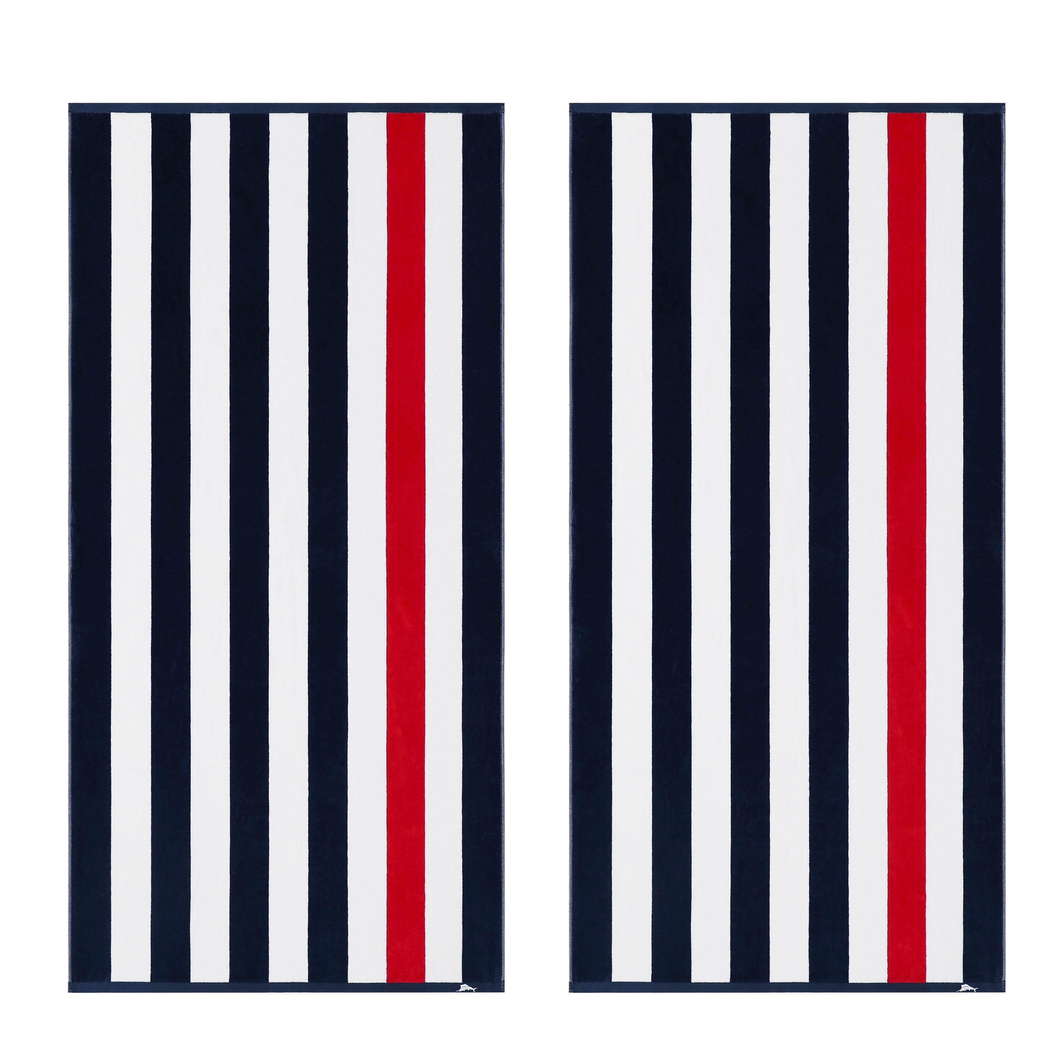 Tommy Bahama Printed 2 Piece Beach Towel Set 36 X 68