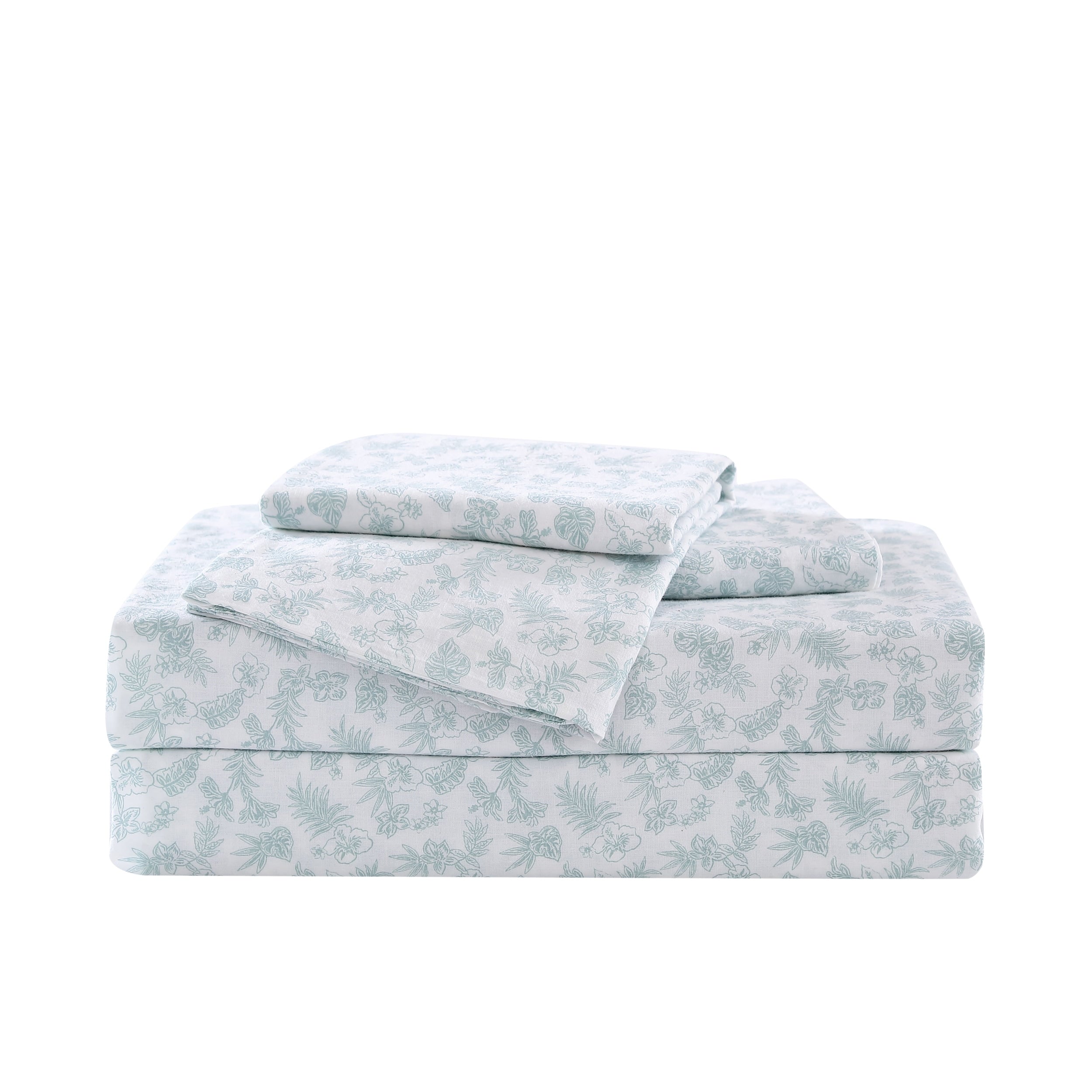Tommy Bahama Printed Washed Cotton Sheet Set