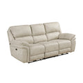 Tony Power Reclining Sofa W Usb Ports Sand Brown Microfiber And Foam