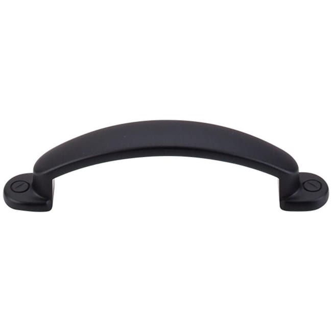 Top Knobs M1700 Arendal 3 Center To Center Handle Cabinet Pull From The Somerset Series Flat Black
