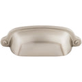 Top Knobs M1300 2 9 16 Center To Center Cup Cabinet Pull From The Asbury Series Brushed Satin Nickel
