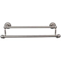Top Knobs Edwardian Bath 24 Inch Double Towel Bar Rope Backplate