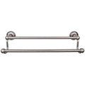 Top Knobs Edwardian Bath 30 Inch Double Towel Bar Ribbon Backplate