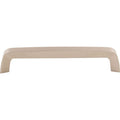 Top Knobs M1170 Tapered 6 5 16 Center To Center Handle Cabinet Pull From The Nouveau Iii Series Brushed Satin Nickel