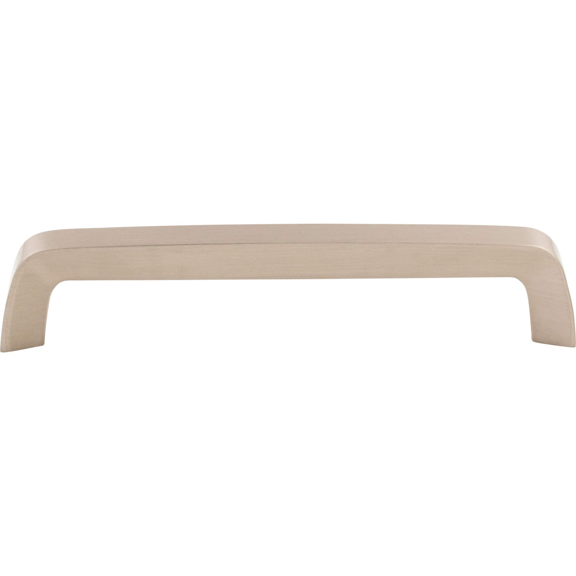 Top Knobs M1170 Tapered 6 5 16 Center To Center Handle Cabinet Pull From The Nouveau Iii Series Brushed Satin Nickel