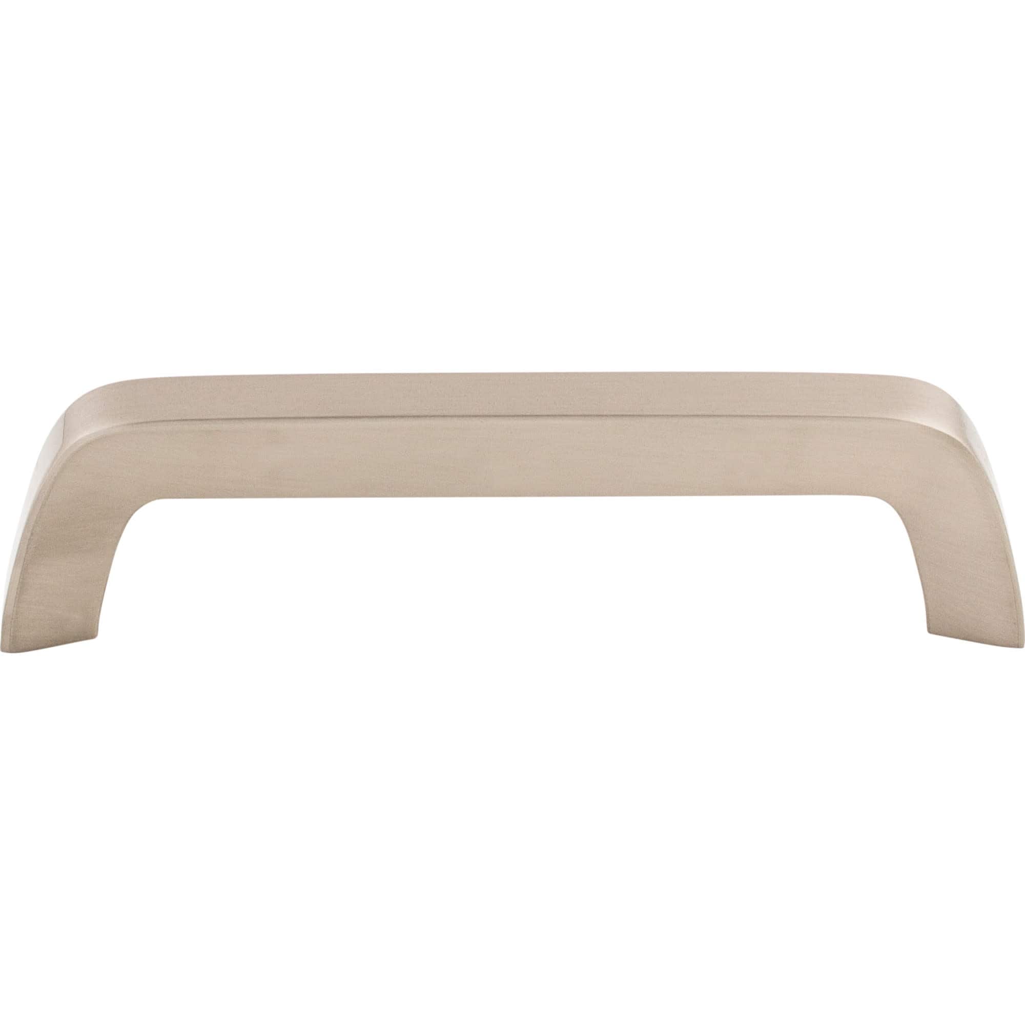 Top Knobs M1173 Tapered 5 128 Mm Center To Center Handle Cabinet Pull From The Nouveau Iii Series Brushed Satin Nickel