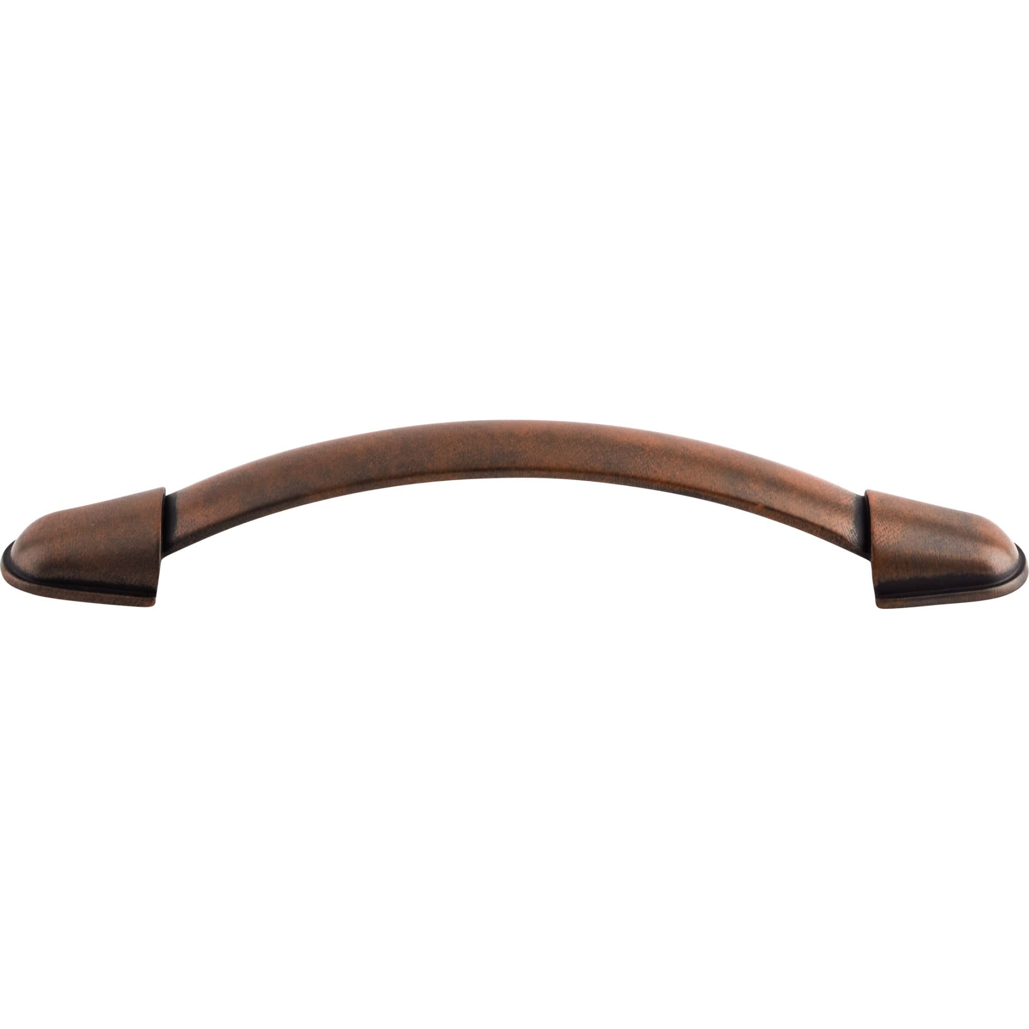 Top Knobs M1204 Buckle 5 128 Mm Center To Center Handle Cabinet Pull From The Dakota Series Patina Rouge