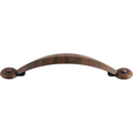 Top Knobs M1237 Angle 3 3 4 Center To Center Handle Cabinet Pull From The Dakota Series Patina Rouge