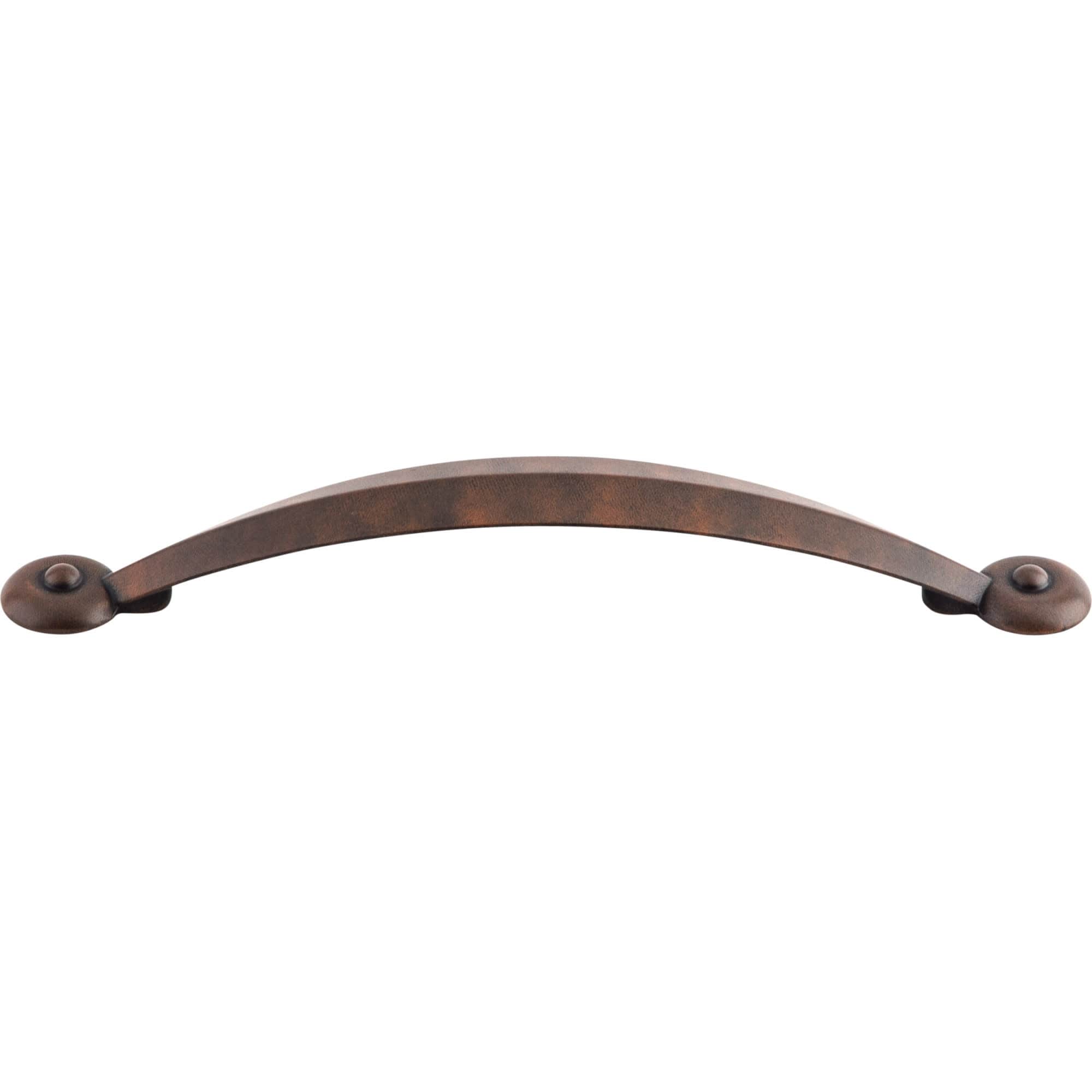 Top Knobs M1240 Angle 5 128 Mm Center To Center Handle Cabinet Pull From The Dakota Series Patina Rouge