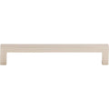 Top Knobs M1285 Square 6 5 16 Center To Center Handle Cabinet Pull From The Asbury Series Polished Nickel