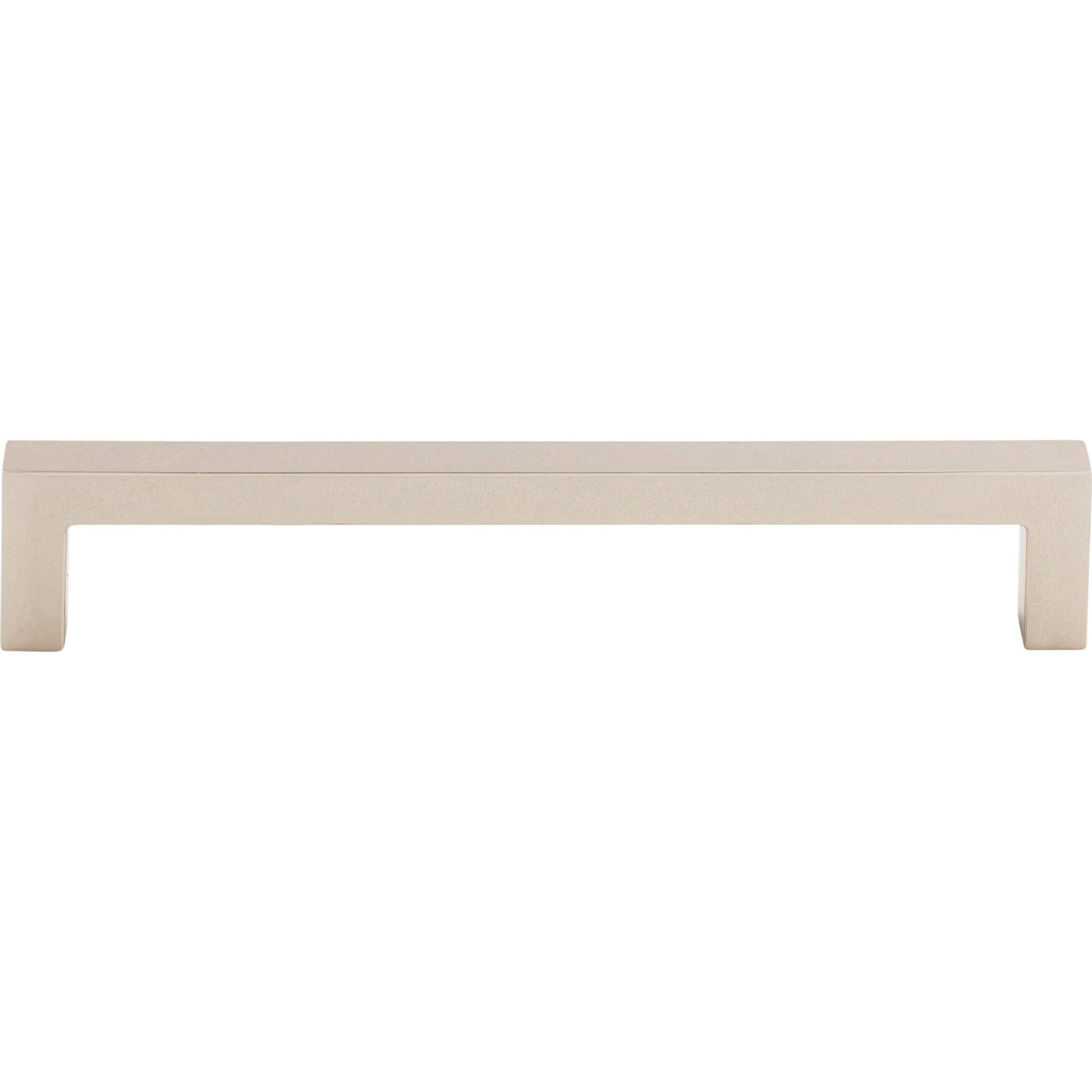 Top Knobs M1285 Square 6 5 16 Center To Center Handle Cabinet Pull From The Asbury Series Polished Nickel