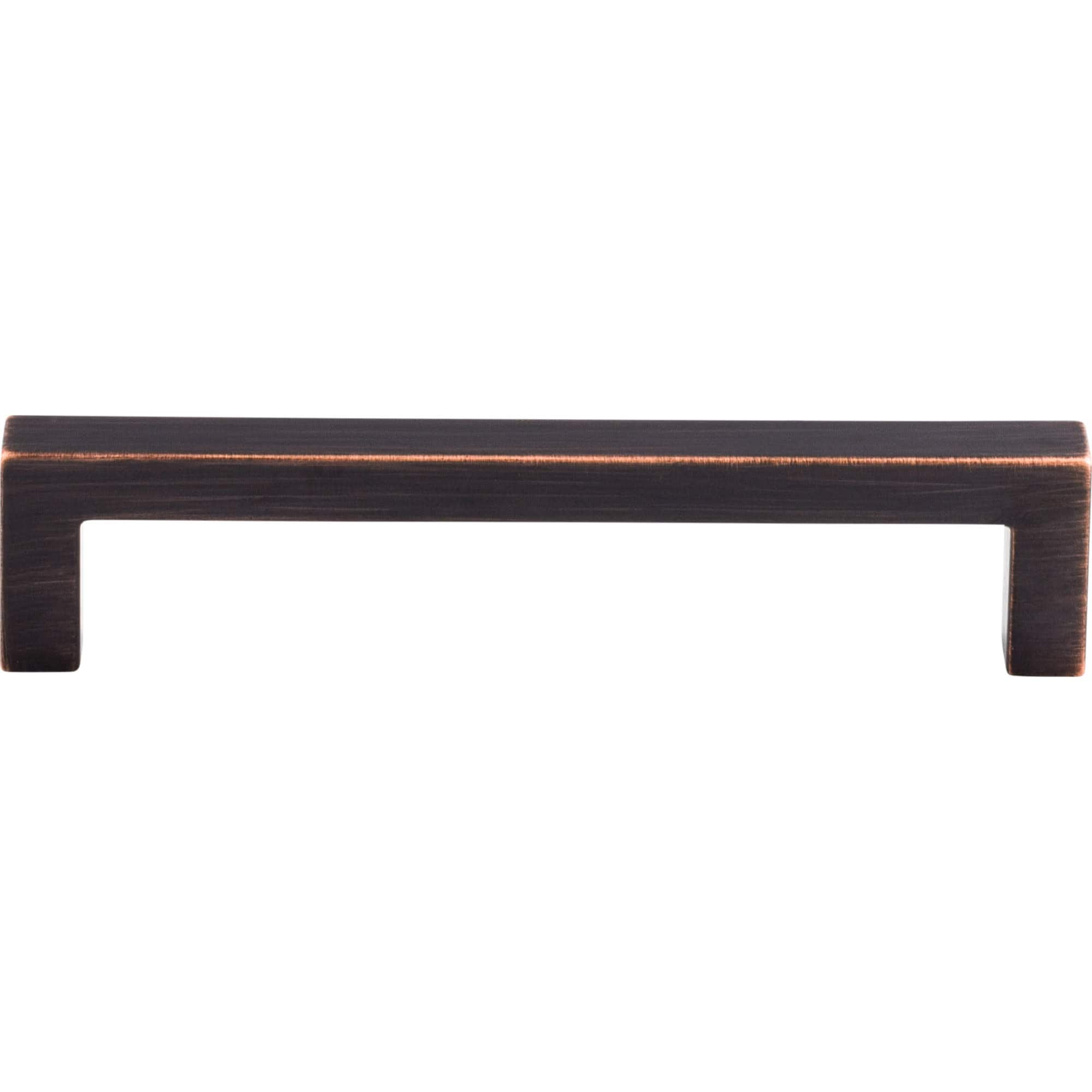 Top Knobs M1650 Square 5 128 Mm Center To Center Handle Cabinet Pull From The Nouveau Iii Series Tuscan Bronze