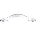 Top Knobs M1727 Angle 3 Center To Center Handle Cabinet Pull From The Dakota Series Polished Chrome