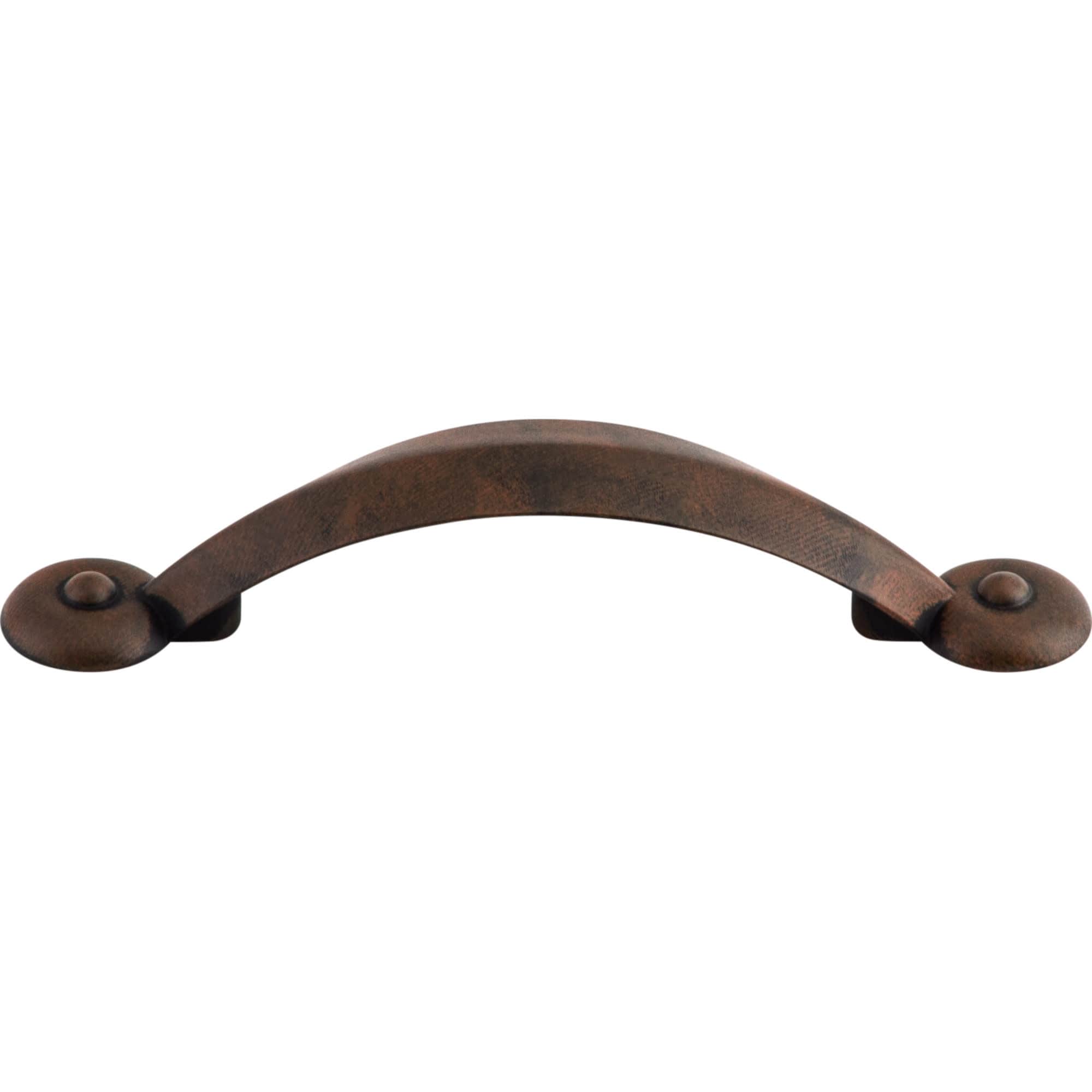 Top Knobs M1729 Angle 3 Center To Center Handle Cabinet Pull From The Dakota Series Patina Rouge