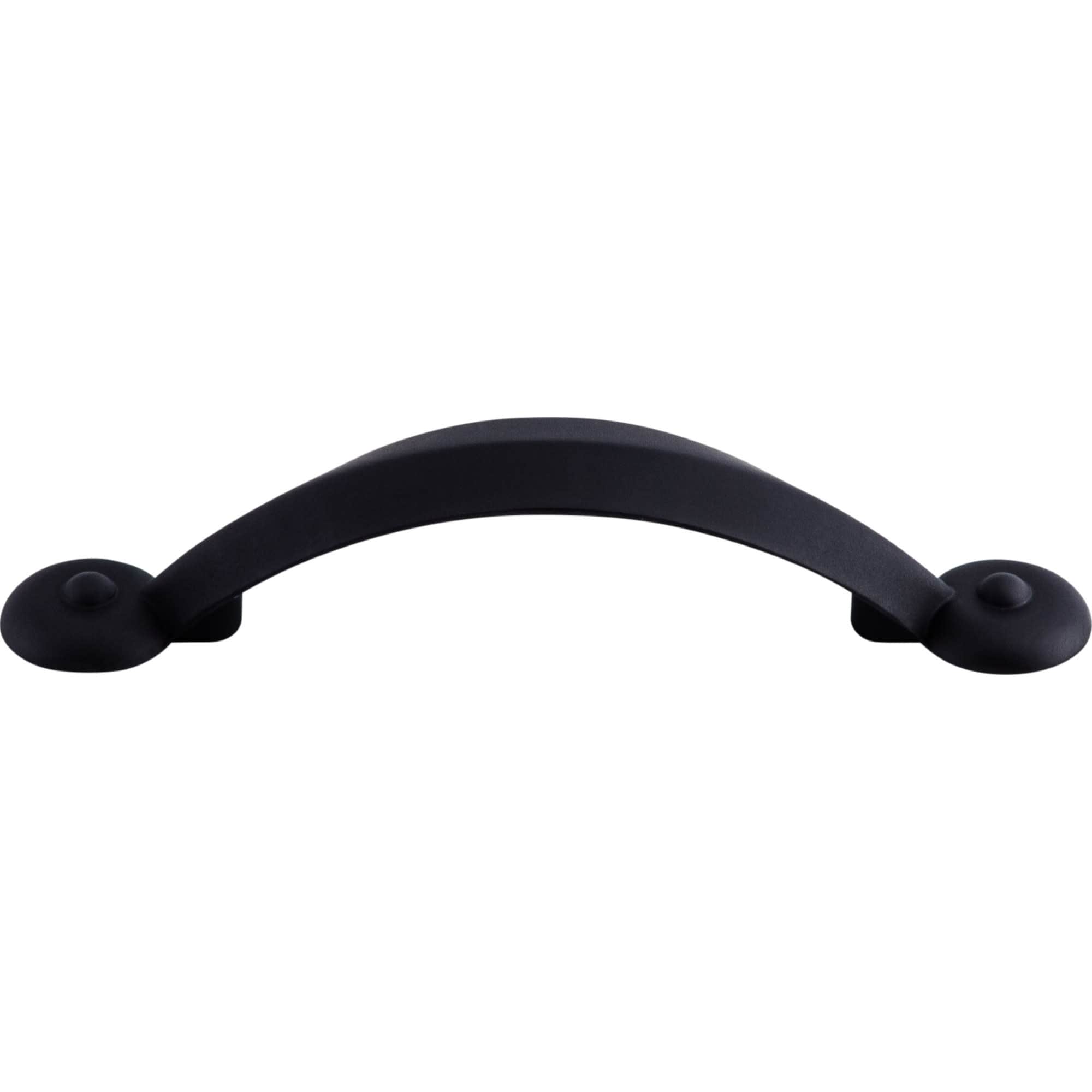 Top Knobs M1733 Angle 3 Center To Center Handle Cabinet Pull From The Dakota Series Flat Black