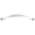 Top Knobs M1907 Angle 5 128 Mm Center To Center Handle Cabinet Pull From The Dakota Series Polished Chrome