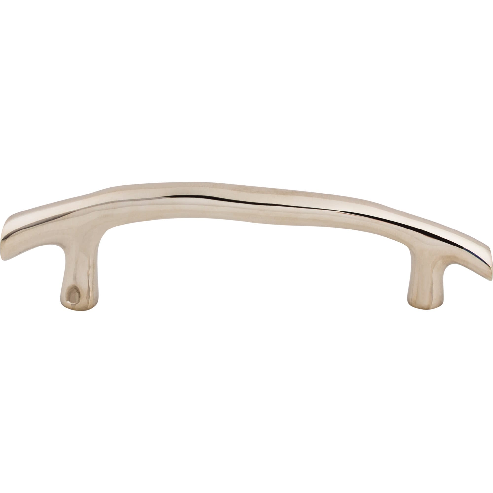 Top Knobs M1965 Twig 5 128 Mm Center To Center Branch Designer Cabinet Pull From The Aspen Ii Series Polished Nickel